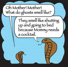 Ghosts do not actually smell like this.